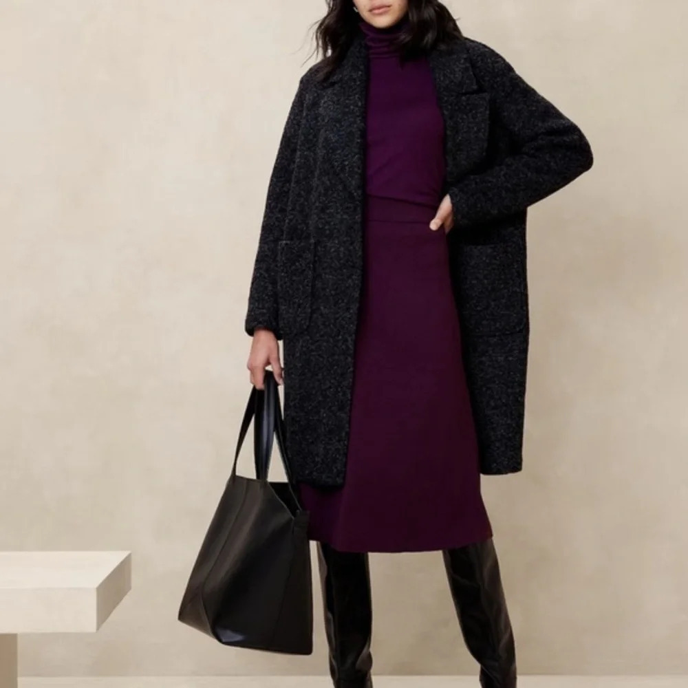 Banana Republic factory A-LINE MIDI SWEATER SKIRT